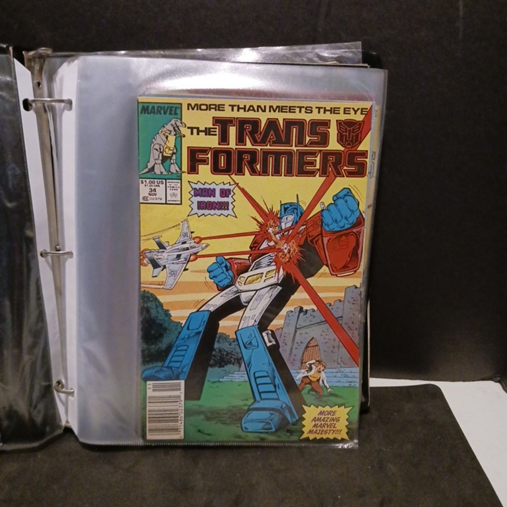 Transformers Comic Book with Vibrant Cover Art